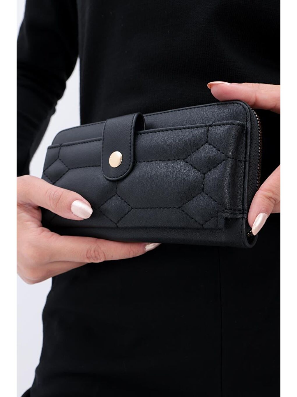 Siyah-Büyük Boy Cüzdan-2