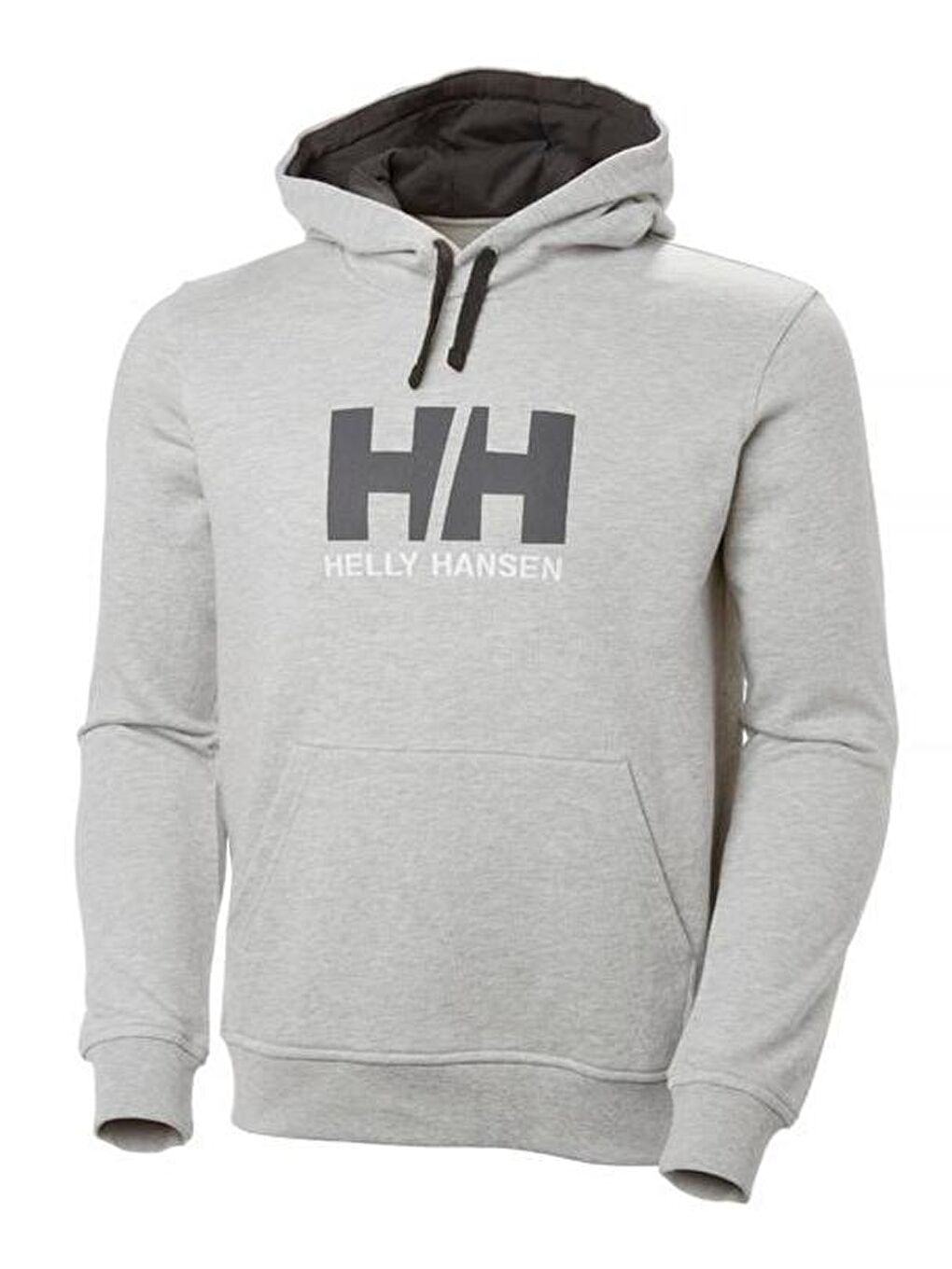 Helly Hansen Gri Logo Hoodie Erkek Kapüşonlu Sweatshirt Gri HHA.33977-949