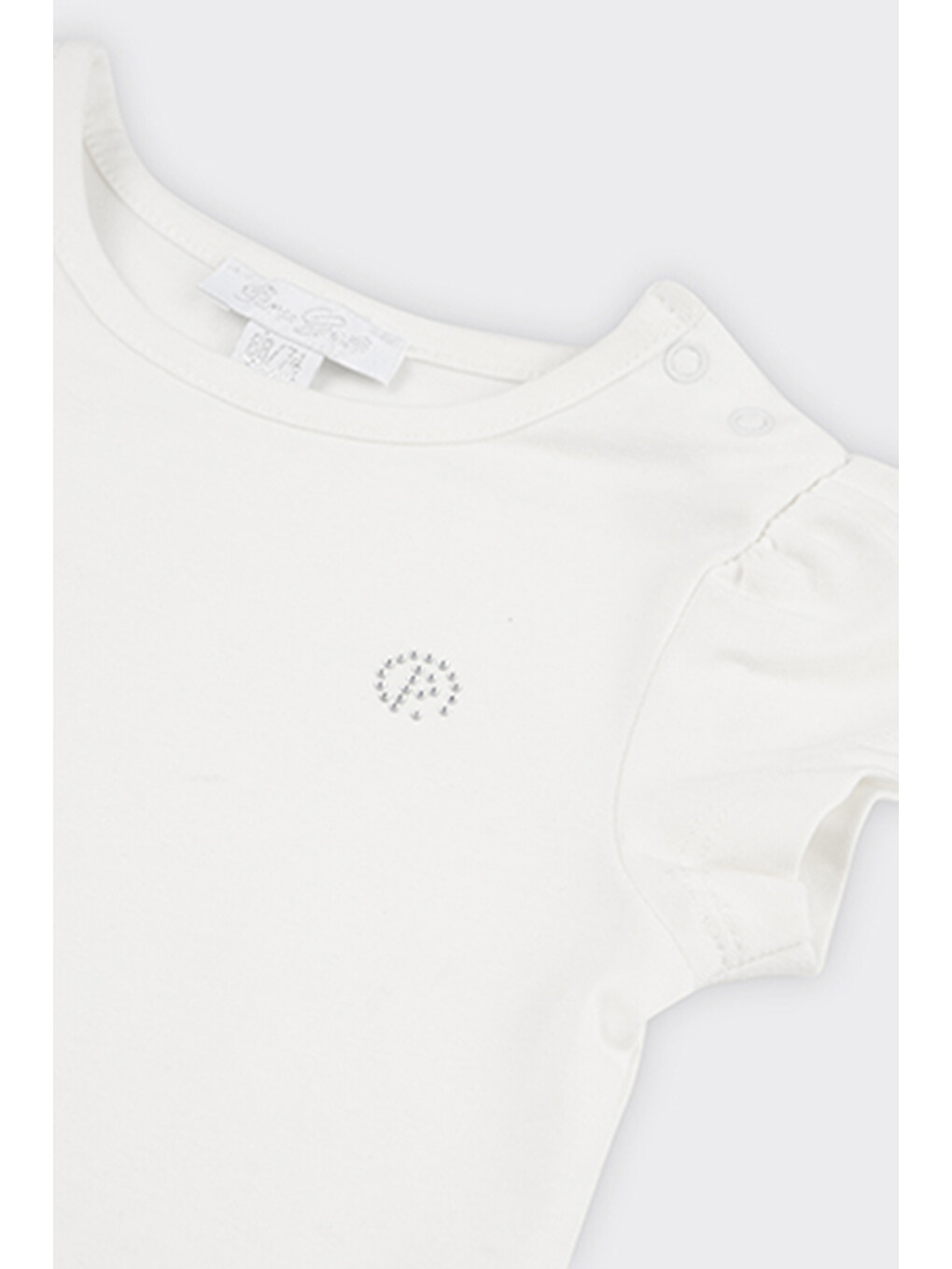 Kız Bebek Basic Ekru Body