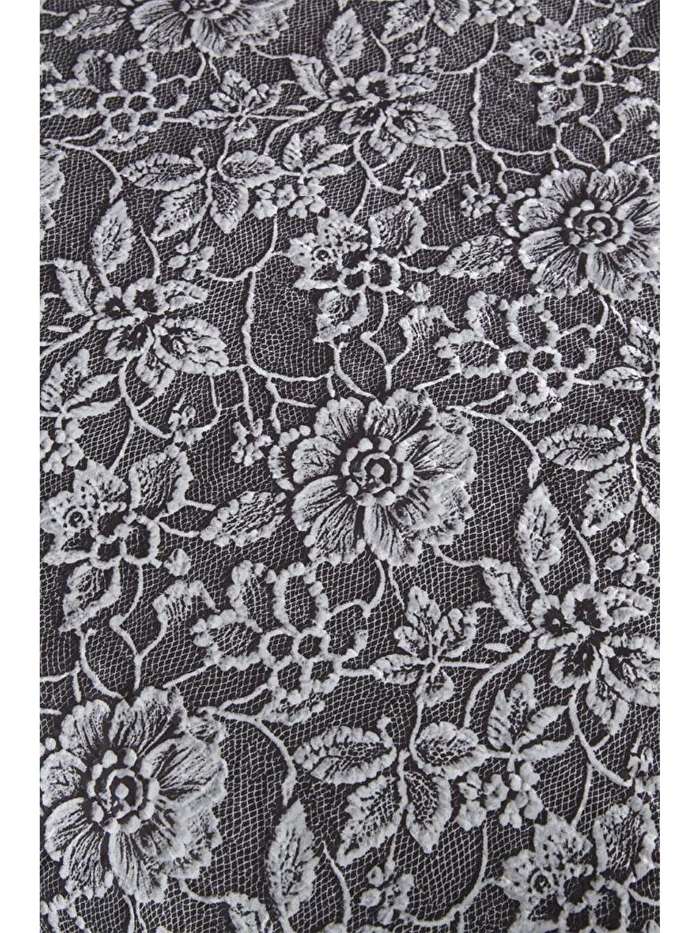 Karışık Lacella Ultrasonik Kapitoneli 5D Baskılı Çift Kişilik Pike Takımı-5