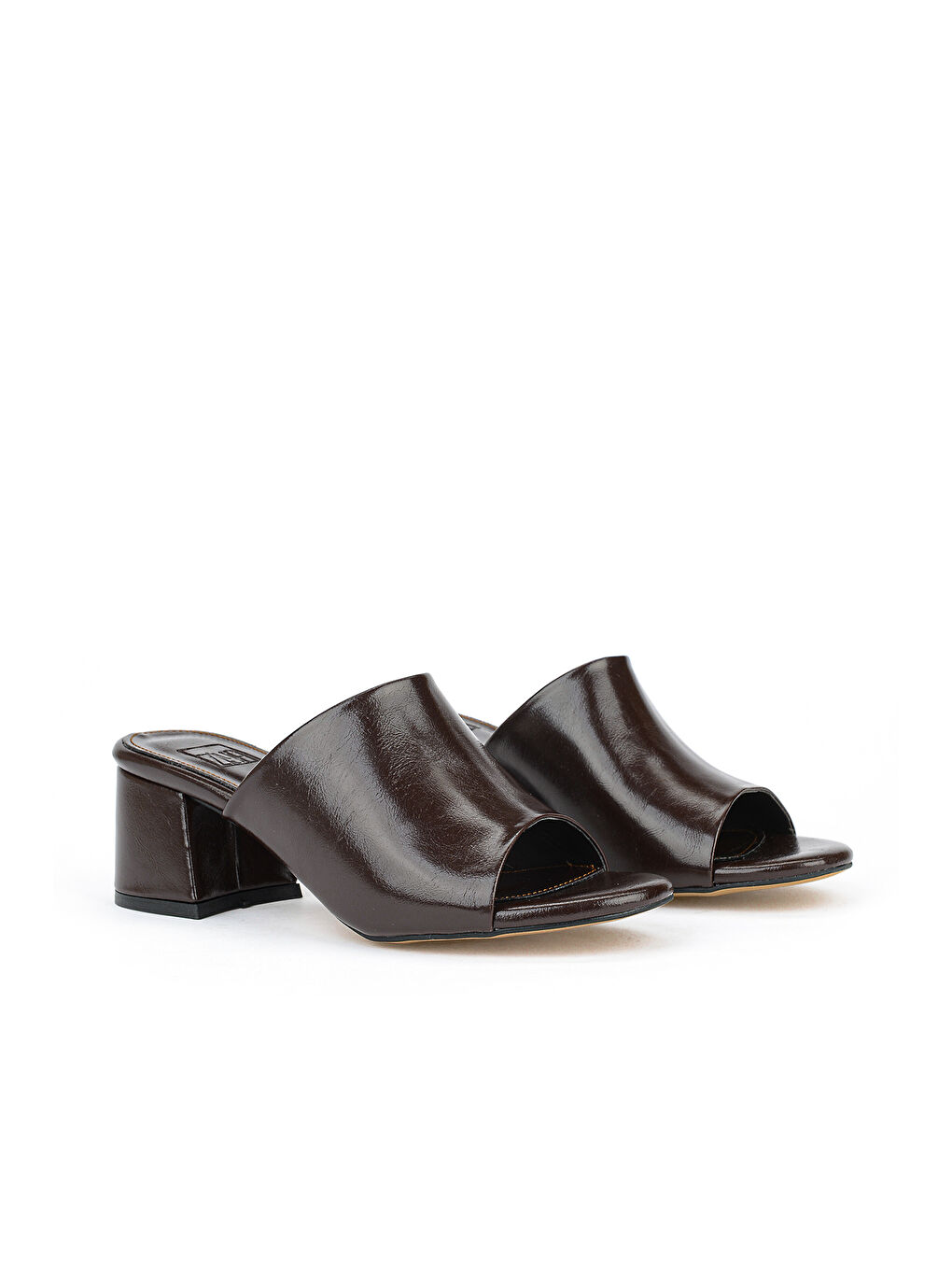 Kahverengi Kadın Topuklu Terlik 161996Z304 Kahve-1