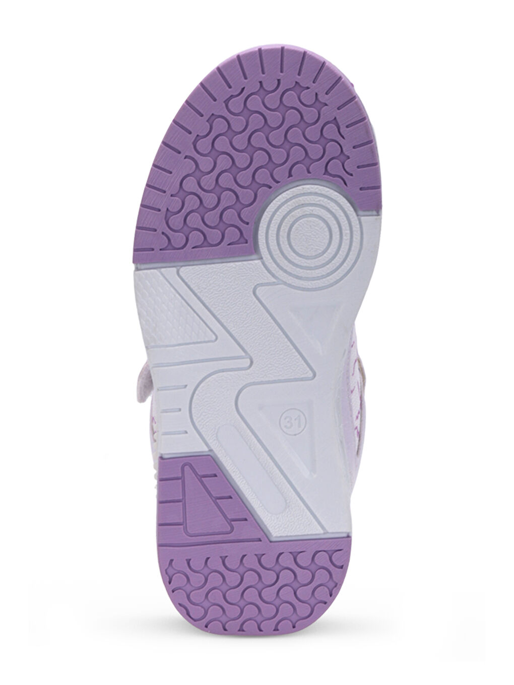 NOMINAL Kız Çocuk Beyaz / Lila Günlük Spor Ayakkabısı-6