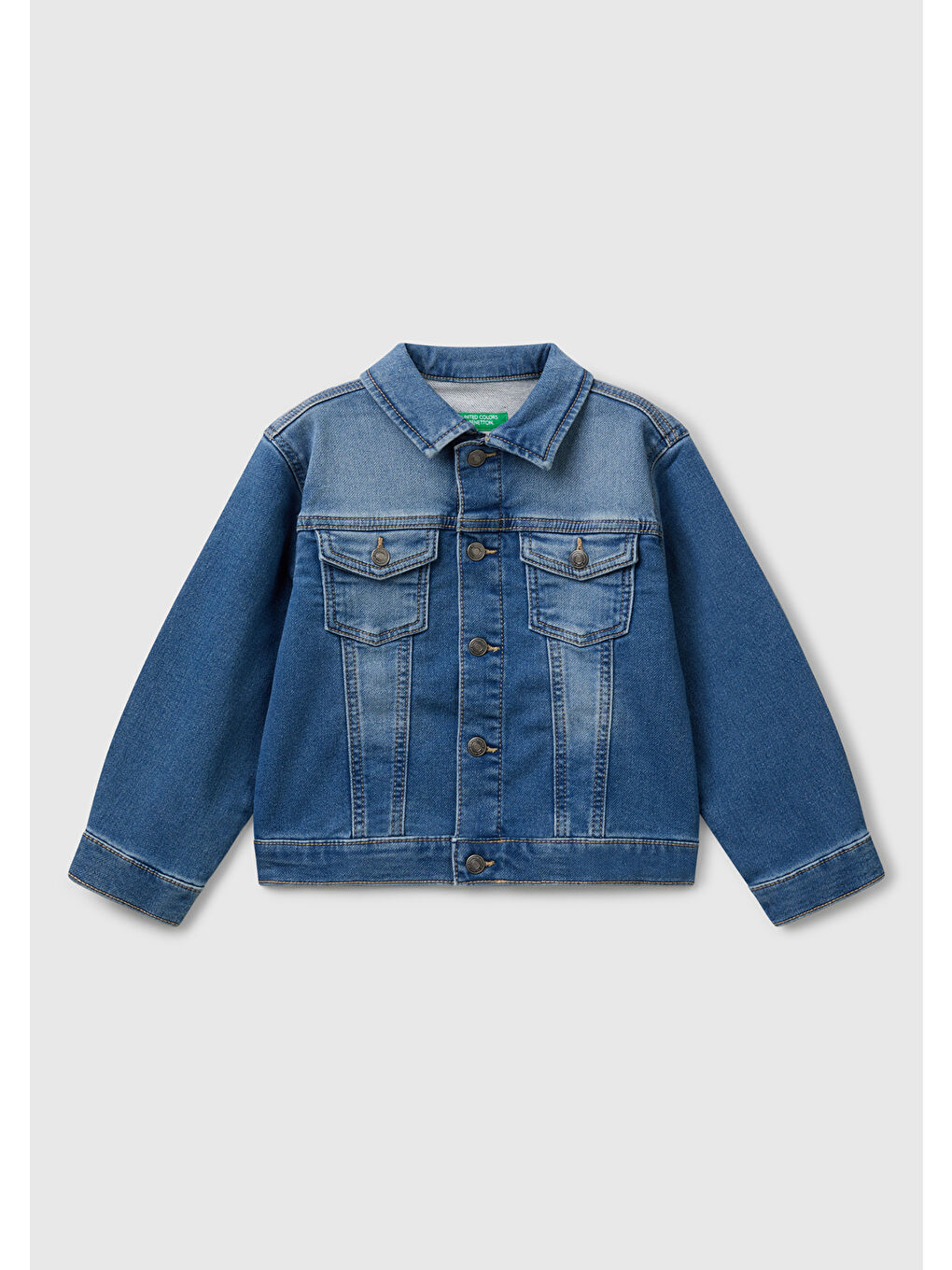 United Colors Of Benetton Mavi Erkek Çocuk Denim Denim Ceket