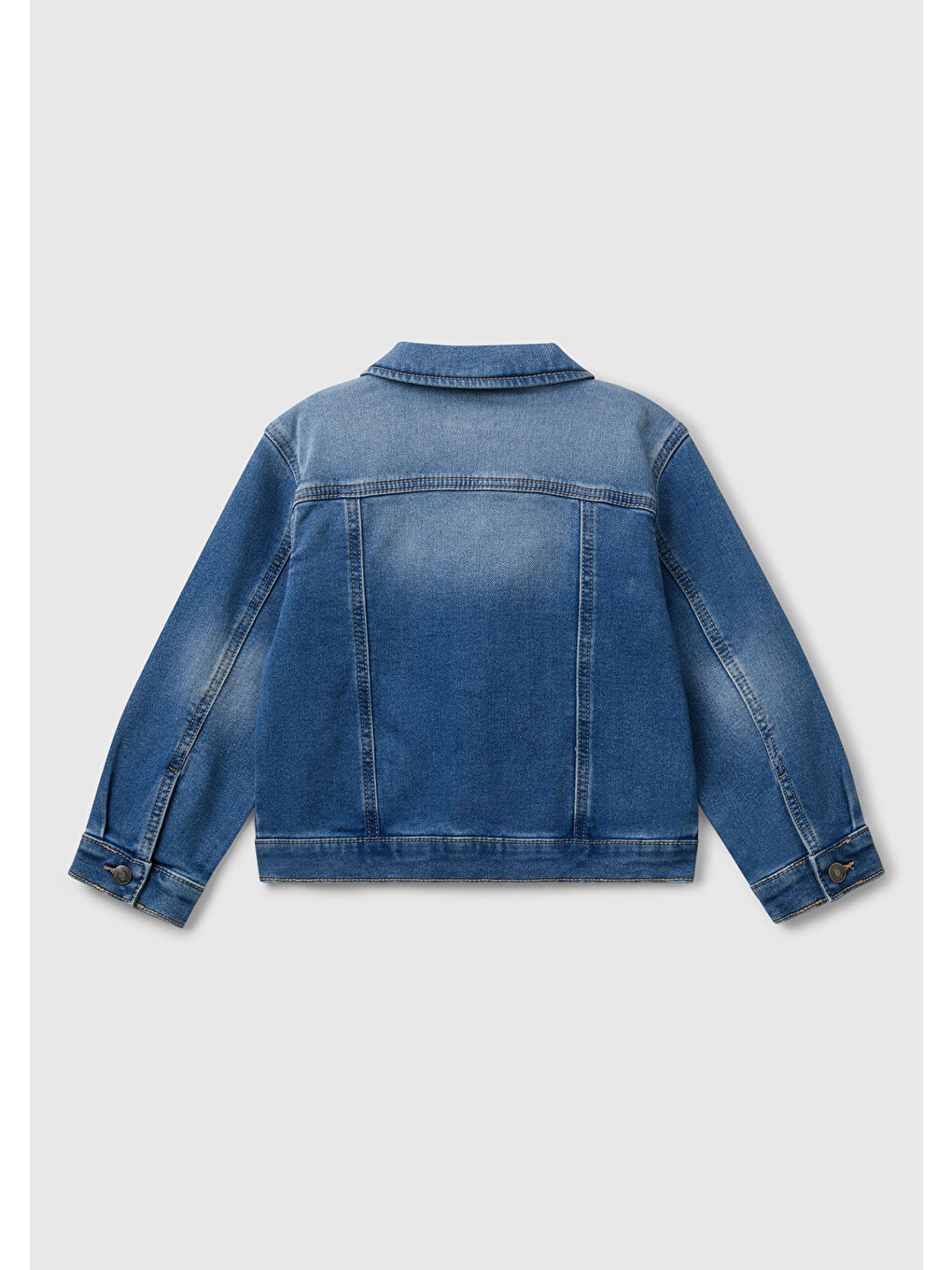 United Colors Of Benetton Mavi Erkek Çocuk Denim Denim Ceket - 1
