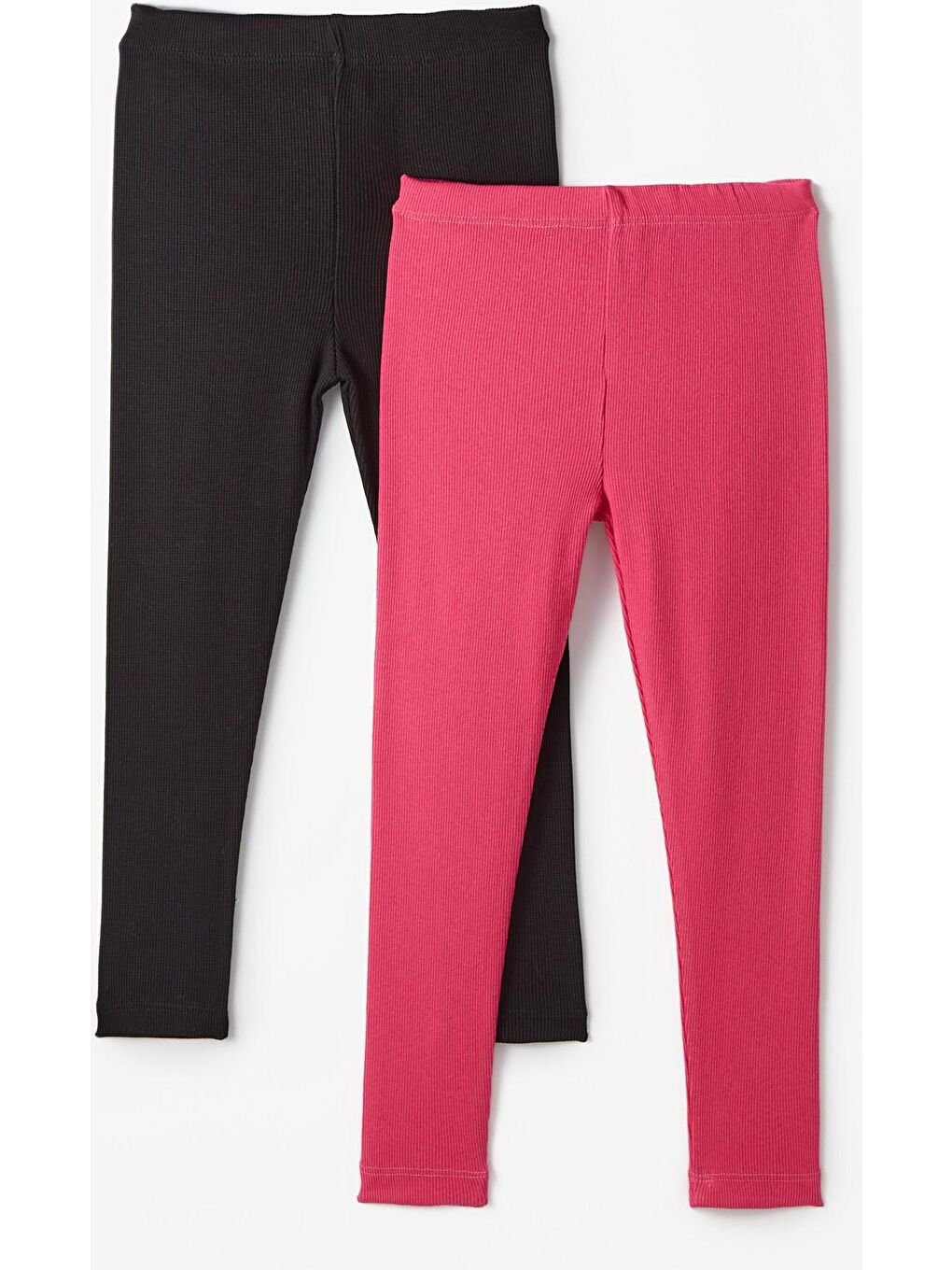 Siyah Kız Çocuk 2'li Kaşkorse Tayt-2