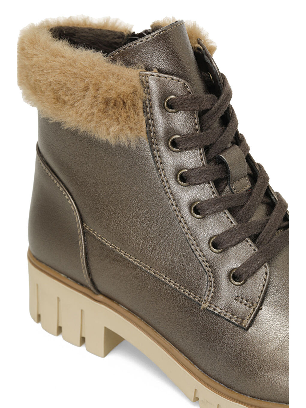 Sarı 162267.Z4PR Bronz Kadın Bot-3