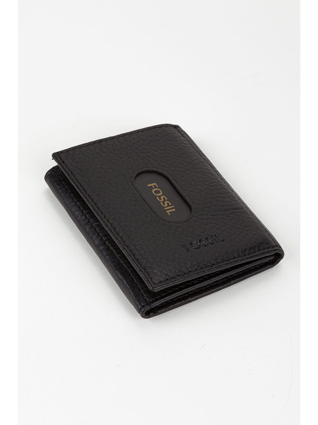 Siyah Kutulu Hakiki Deri Haki Unisex El Portföyü Kartlık Cüzdan-1