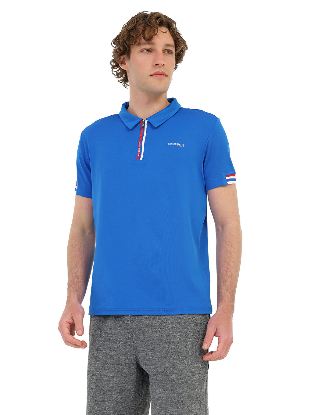Mavi Erkek Kısa Kol T-Shirt