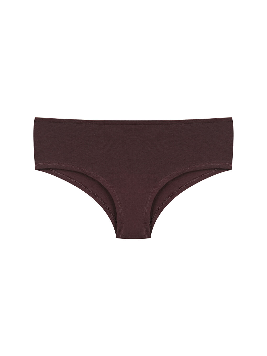 Kahverengi Kadın Pamuklu 3'lü Elastanlı Hipster Külot-2