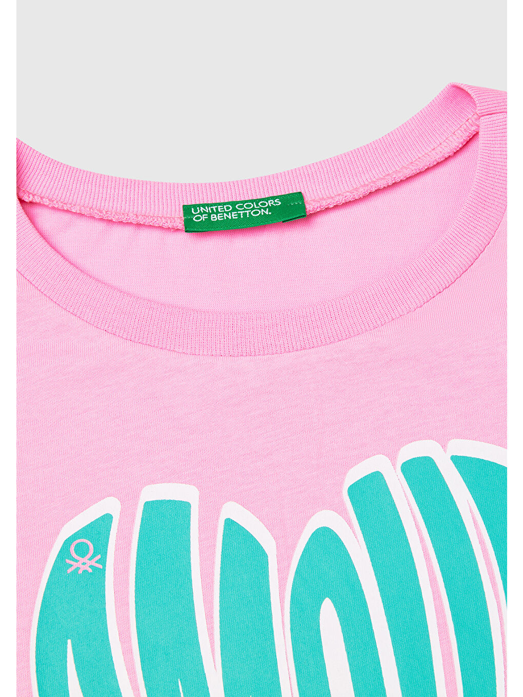 Kız Çocuk Pembe Grafik Baskılı Kısa Kollu T-Shirt-2