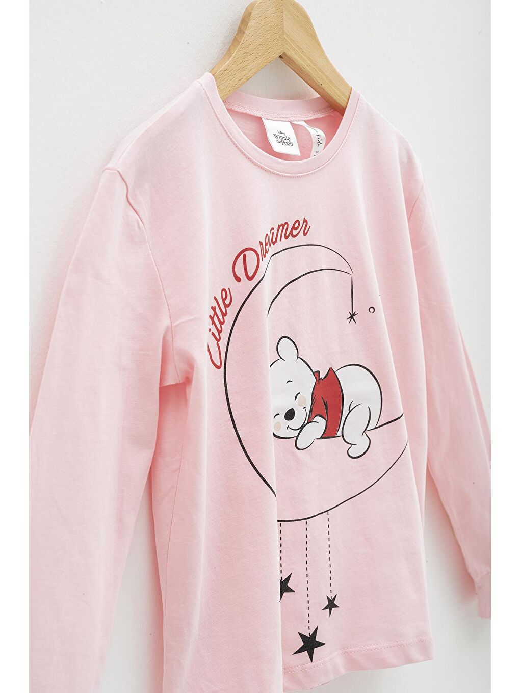 For You Kids Pembe 4'lü Winnie The Pooh Baskılı Tshirt Şort Pantolon Takım - 2