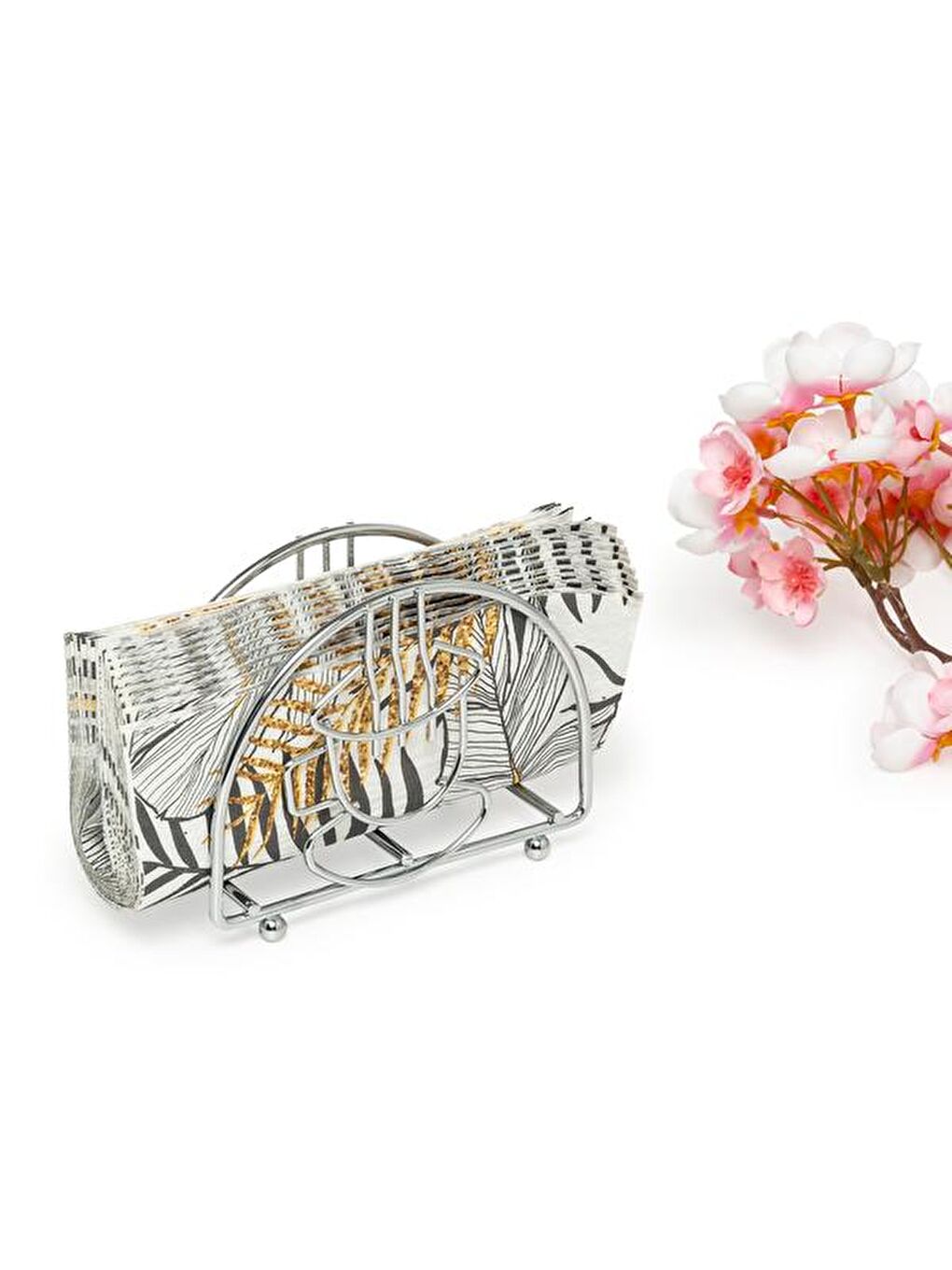 Gri Metal Peçetelik-1