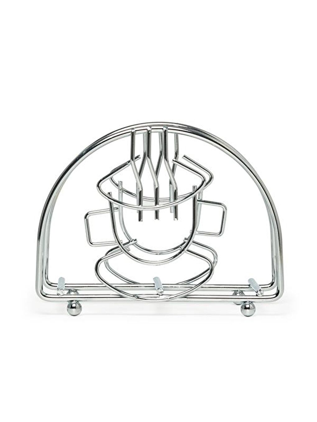 Gri Metal Peçetelik-2