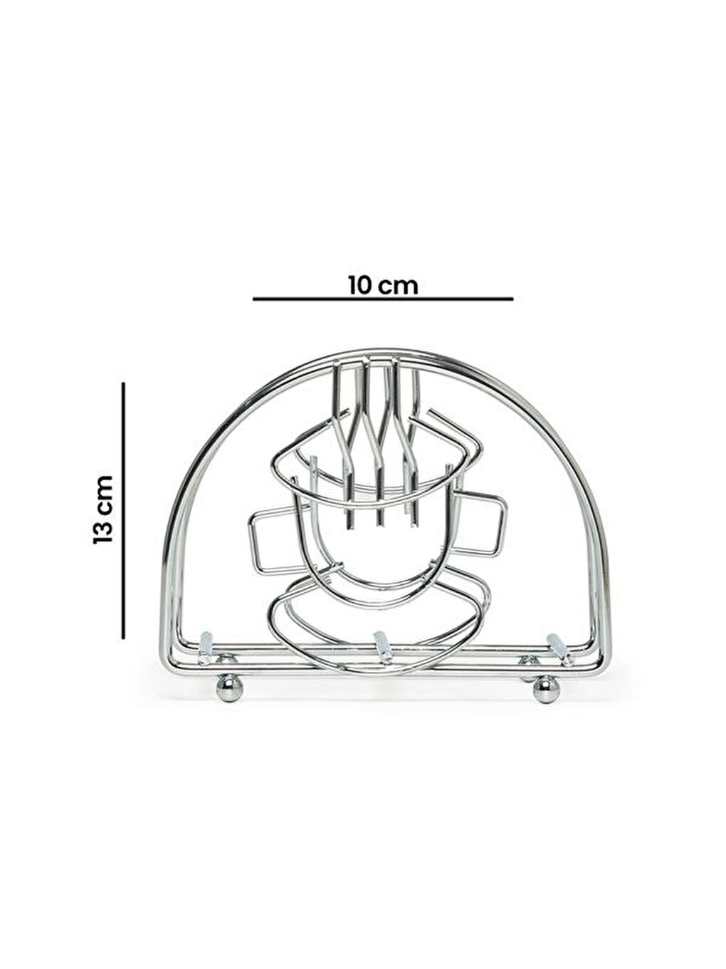 Gri Metal Peçetelik-3