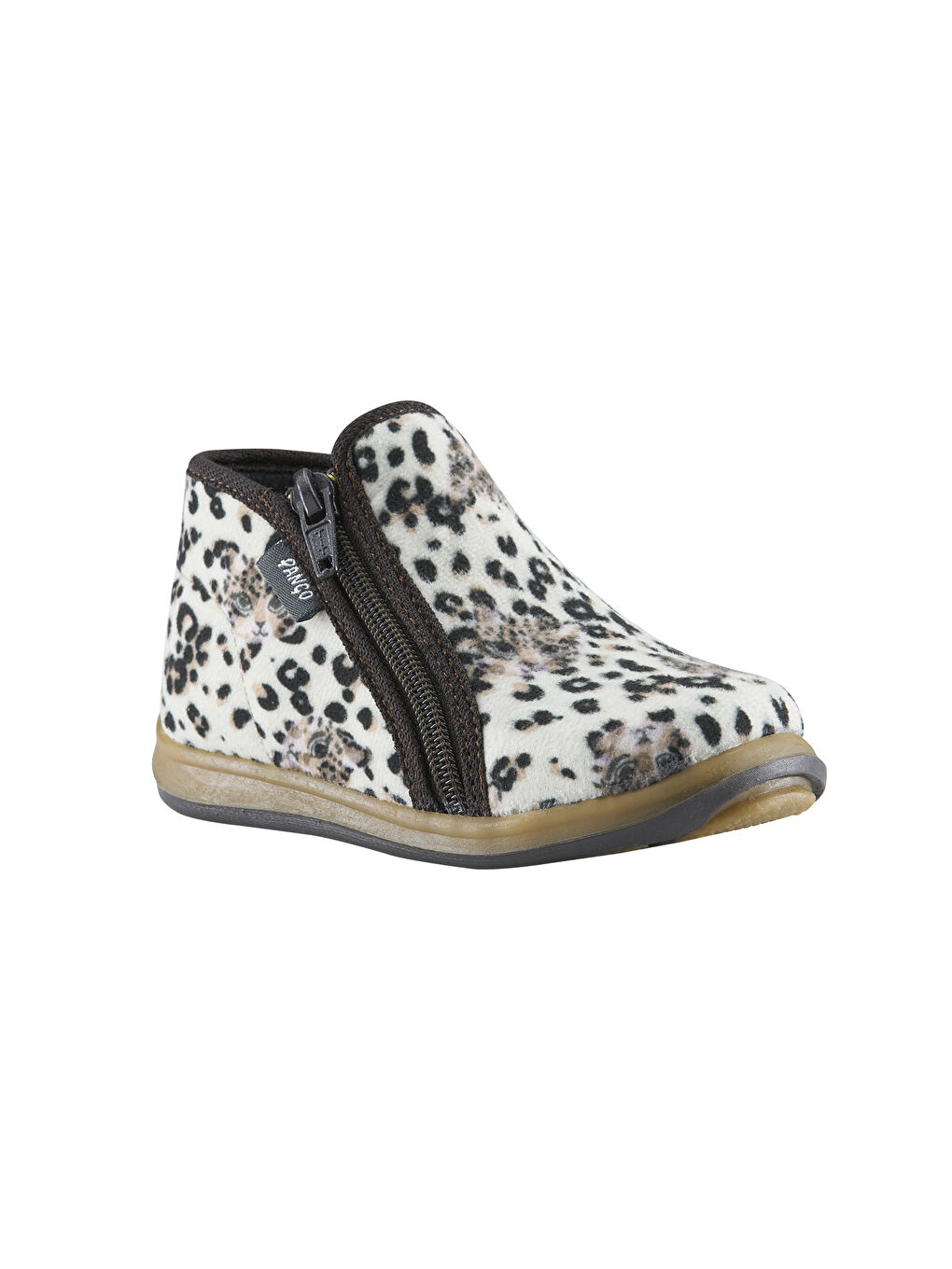 Karışık Kız Çocuk Leopar Desenli Panduf-4