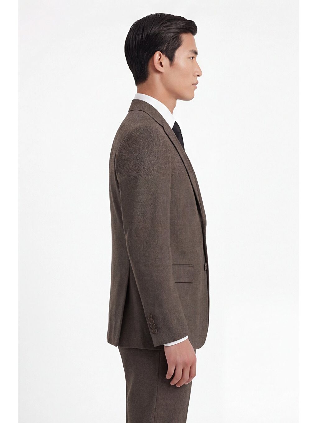 Kahverengi Kahve Vest Suit-2