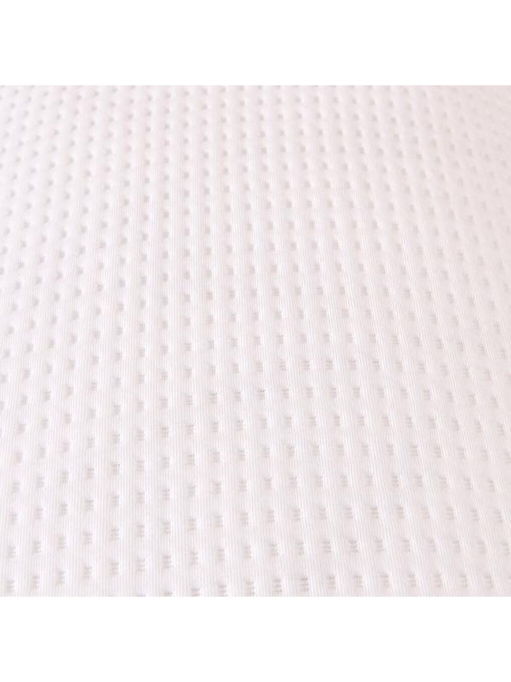 Soft Thunder Kapitoneli Yastık Alezi - Beyaz - 50x70 cm-1