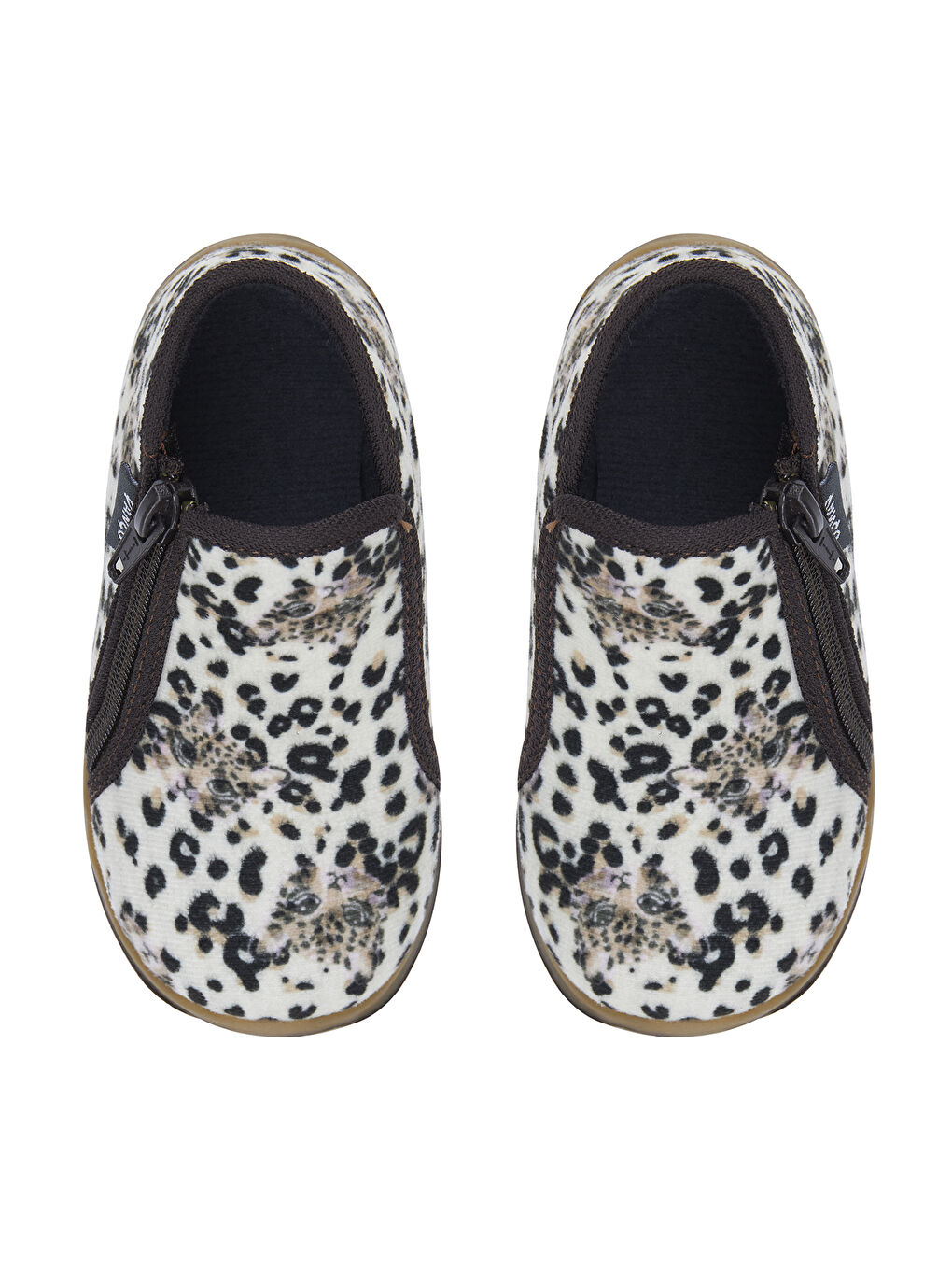 Karışık Kız Çocuk Leopar Desenli Panduf-8