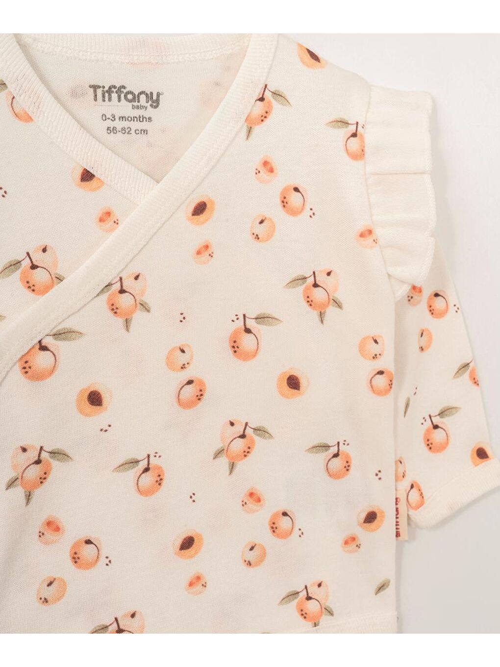 Ekru Apricot Theme Üçlü Zıbın Set-1