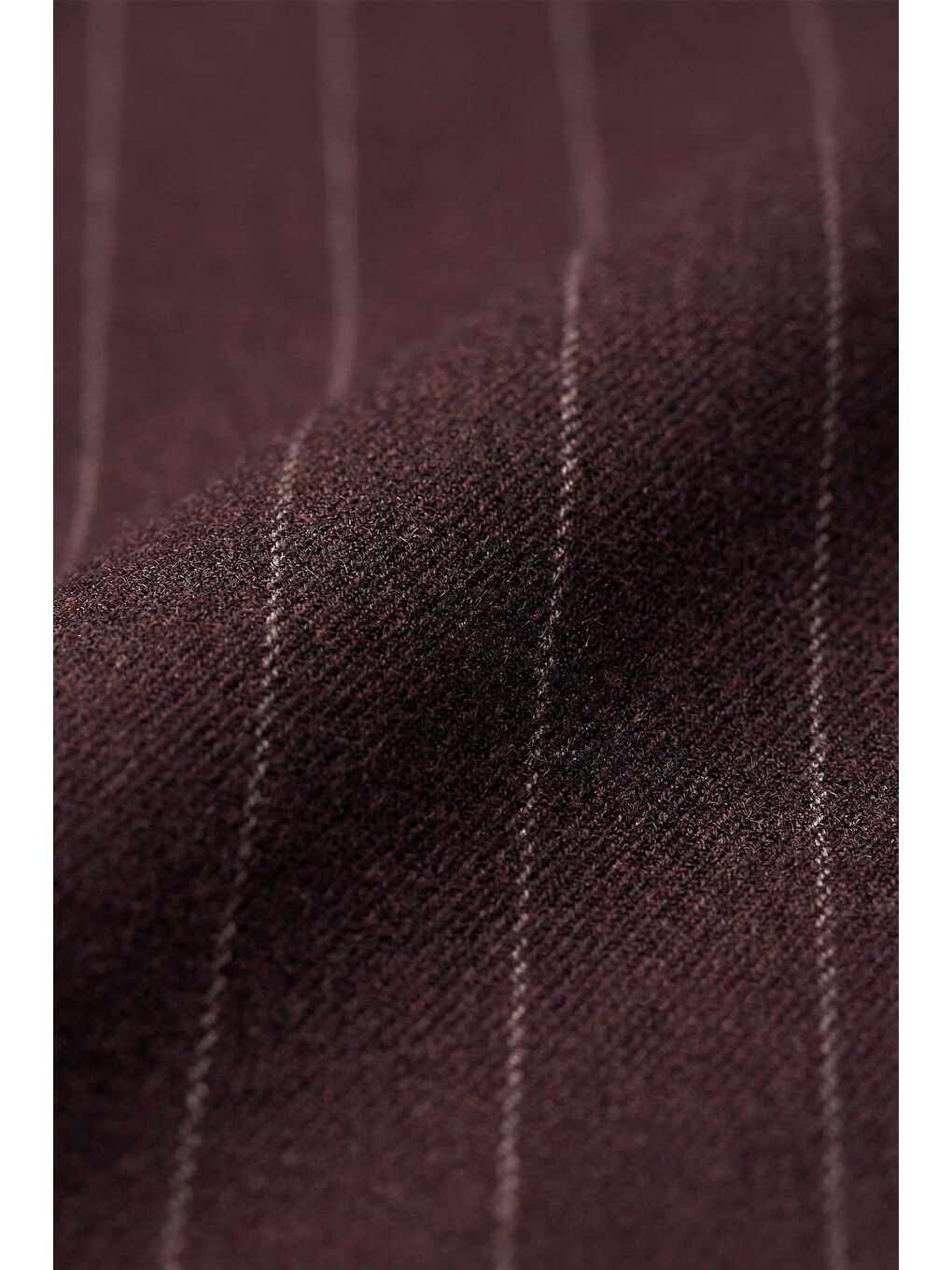 Giotelli Bordo Slim Fit Çizgili Sivri Yaka Kruvaze 6 Drop Tam Astarlı Erkek Takım Elbise-5