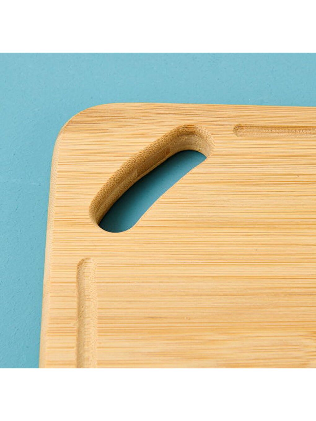 Ekru Bambu Kesme Tahtası - Krem - 22x32 cm-2