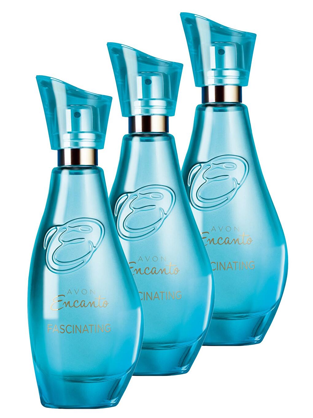 AVON Renksiz Encanto Fascinating Kadın Parfüm Edt 50 Ml. Üçlü Set