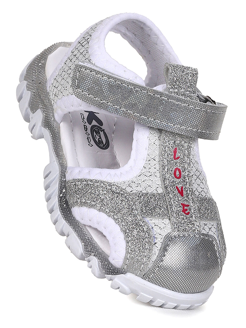 Beyaz Marsa Cırtlı Kız Bebek Sandalet