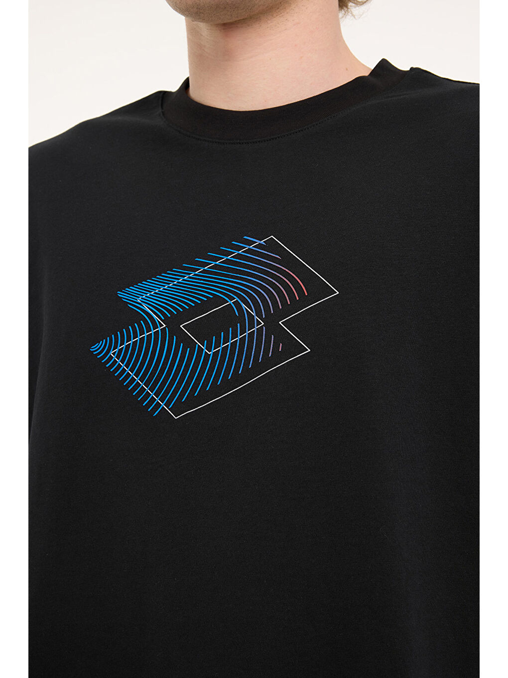 M-CROSSA TEE 5FX Siyah Erkek Kısa Kol Tişört-3