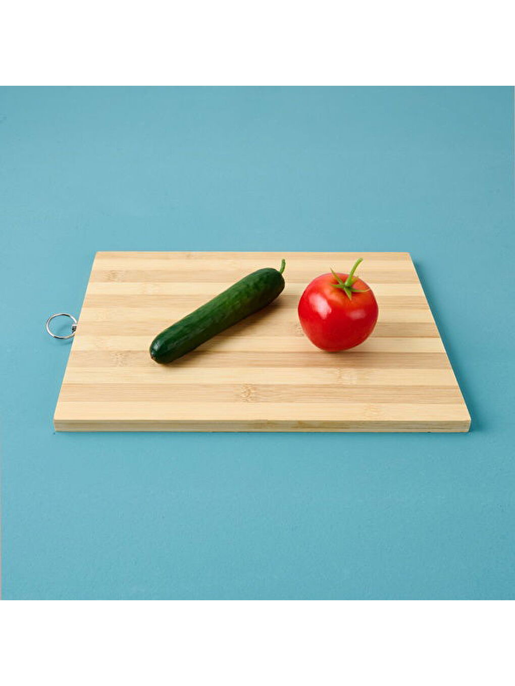 Ekru Bambu Kesme Tahtası - Krem - 32x23 cm-1