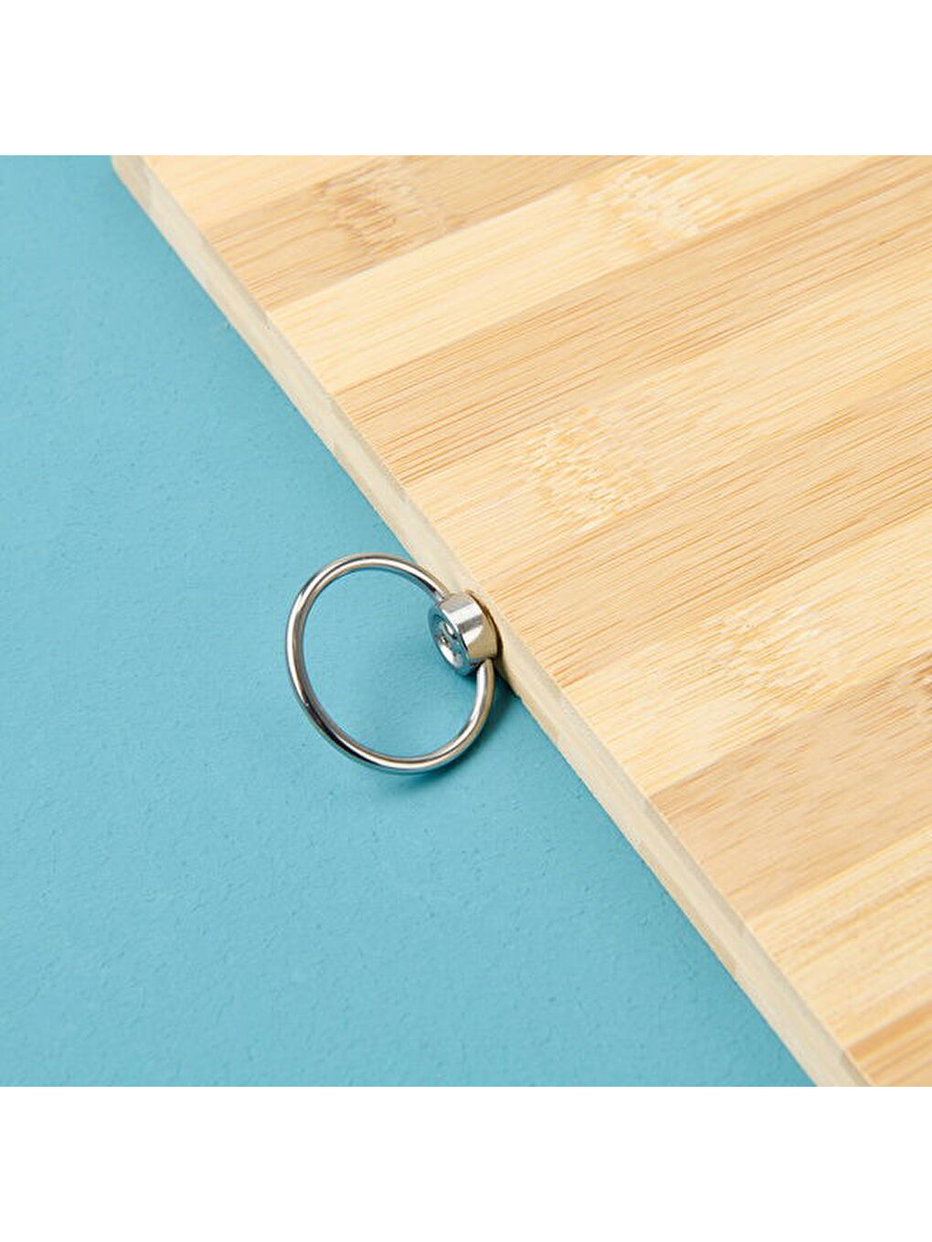 Ekru Bambu Kesme Tahtası - Krem - 32x23 cm-2