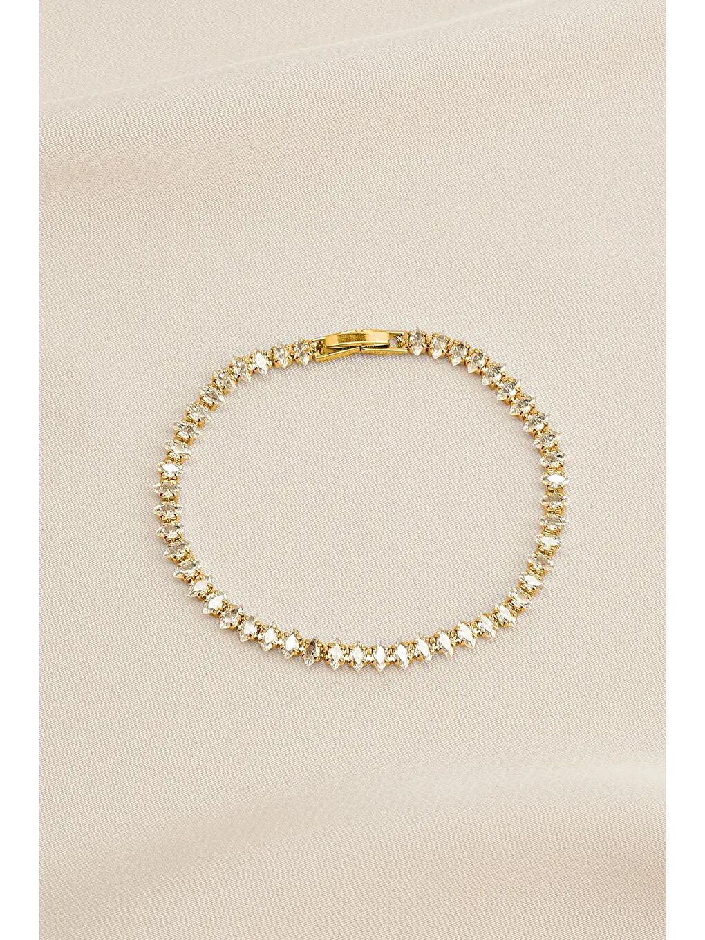 Sarı Baget Mini Taşlı Suyolu Akarsu Bileklik-1