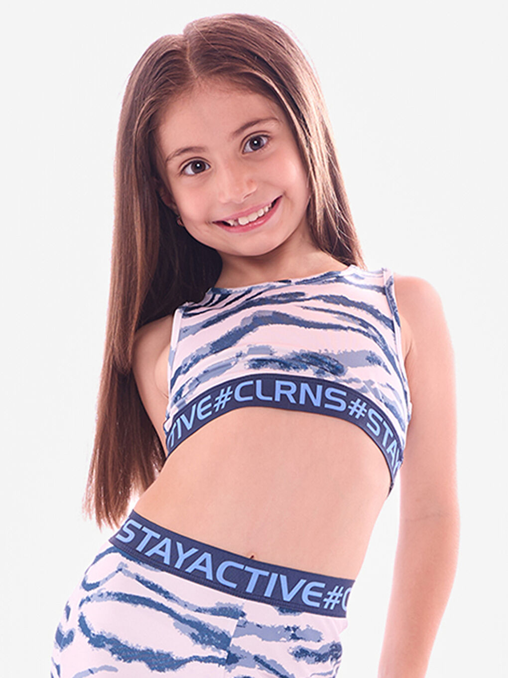 İndigo Grafix Crop Atlet