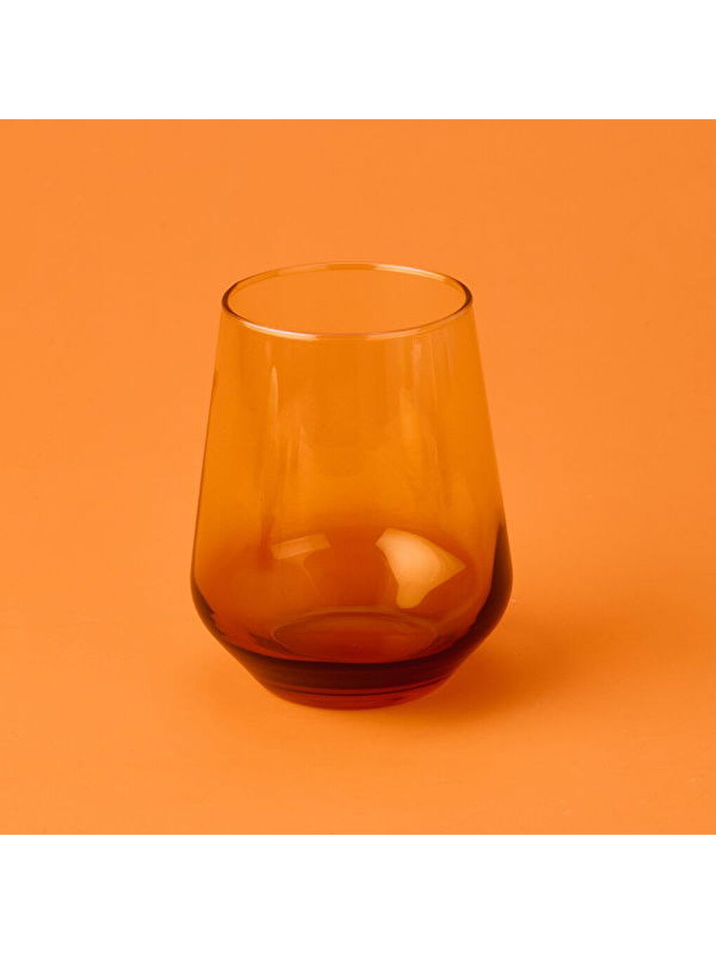 RAKLE Sari New Iconic 4'lü Su Bardağı Seti - Amber - 425 ml
