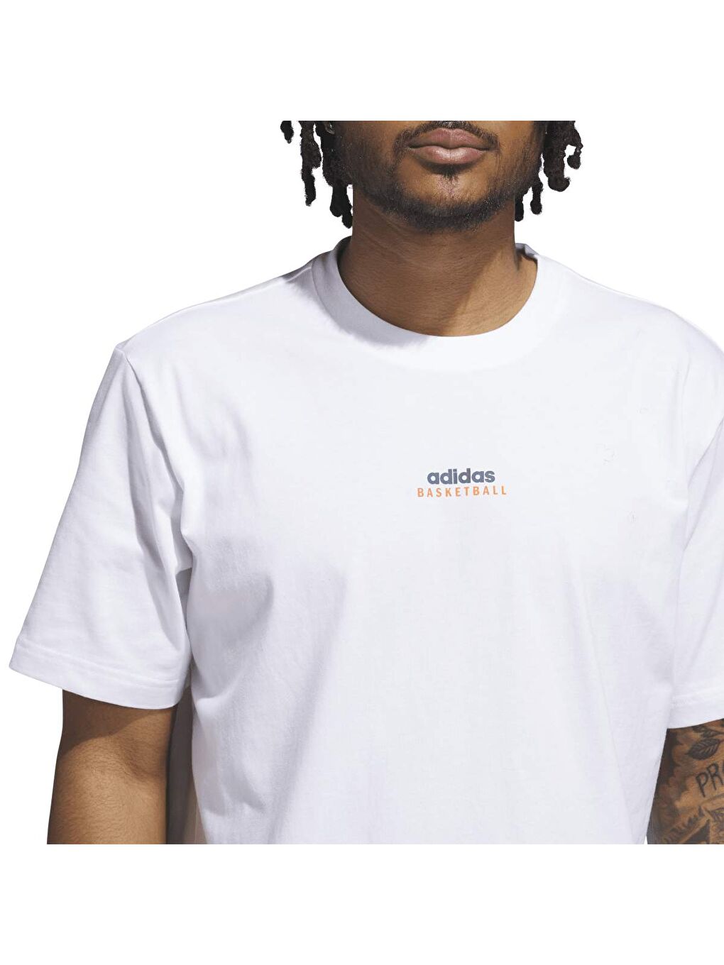 Sum Ab T Erkek Beyaz Yuvarlak Yaka Tişört-2