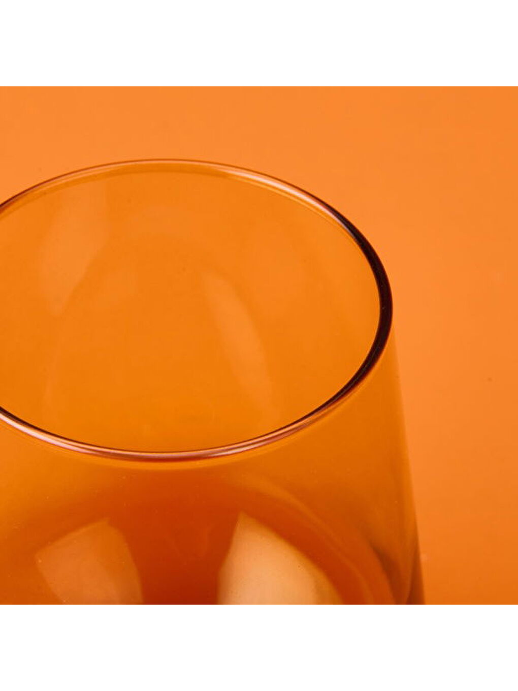RAKLE Sari New Iconic 4'lü Su Bardağı Seti - Amber - 425 ml - 4