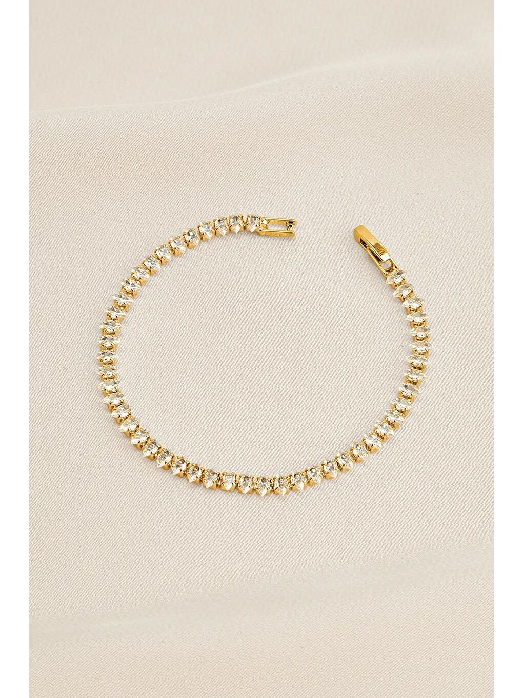 Sarı Baget Mini Taşlı Suyolu Akarsu Bileklik-2