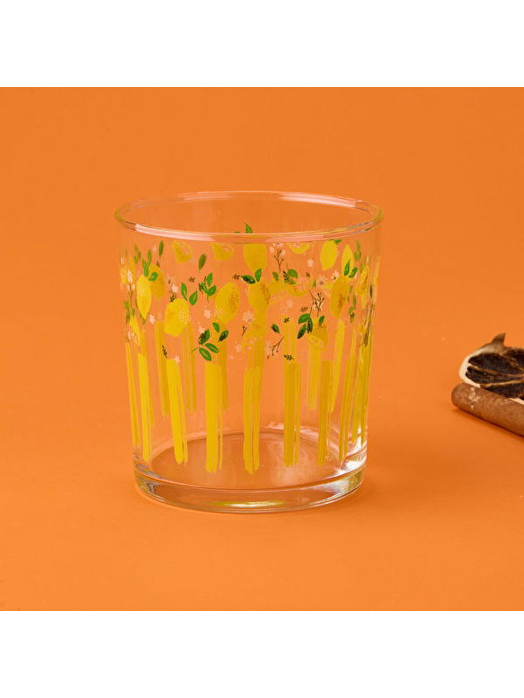 Frutta Cam Su Bardağı - Sarı - 380 ml-1