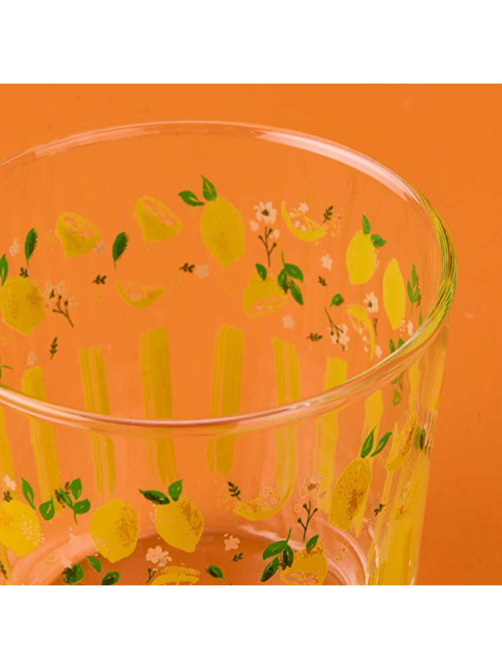 Frutta Cam Su Bardağı - Sarı - 380 ml-2