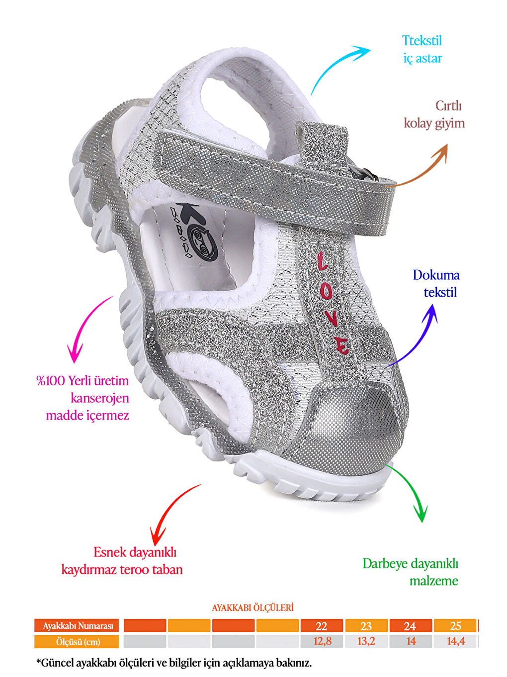 Beyaz Marsa Cırtlı Kız Bebek Sandalet-1