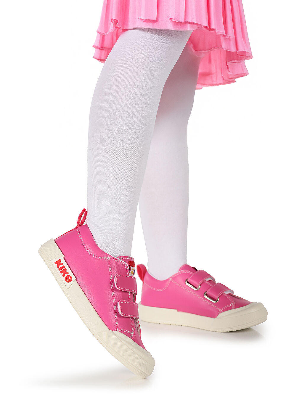 Fuşya Suba Cırtlı Termo Taban Kız Çocuk Günlük Spor Ayakkabı-2