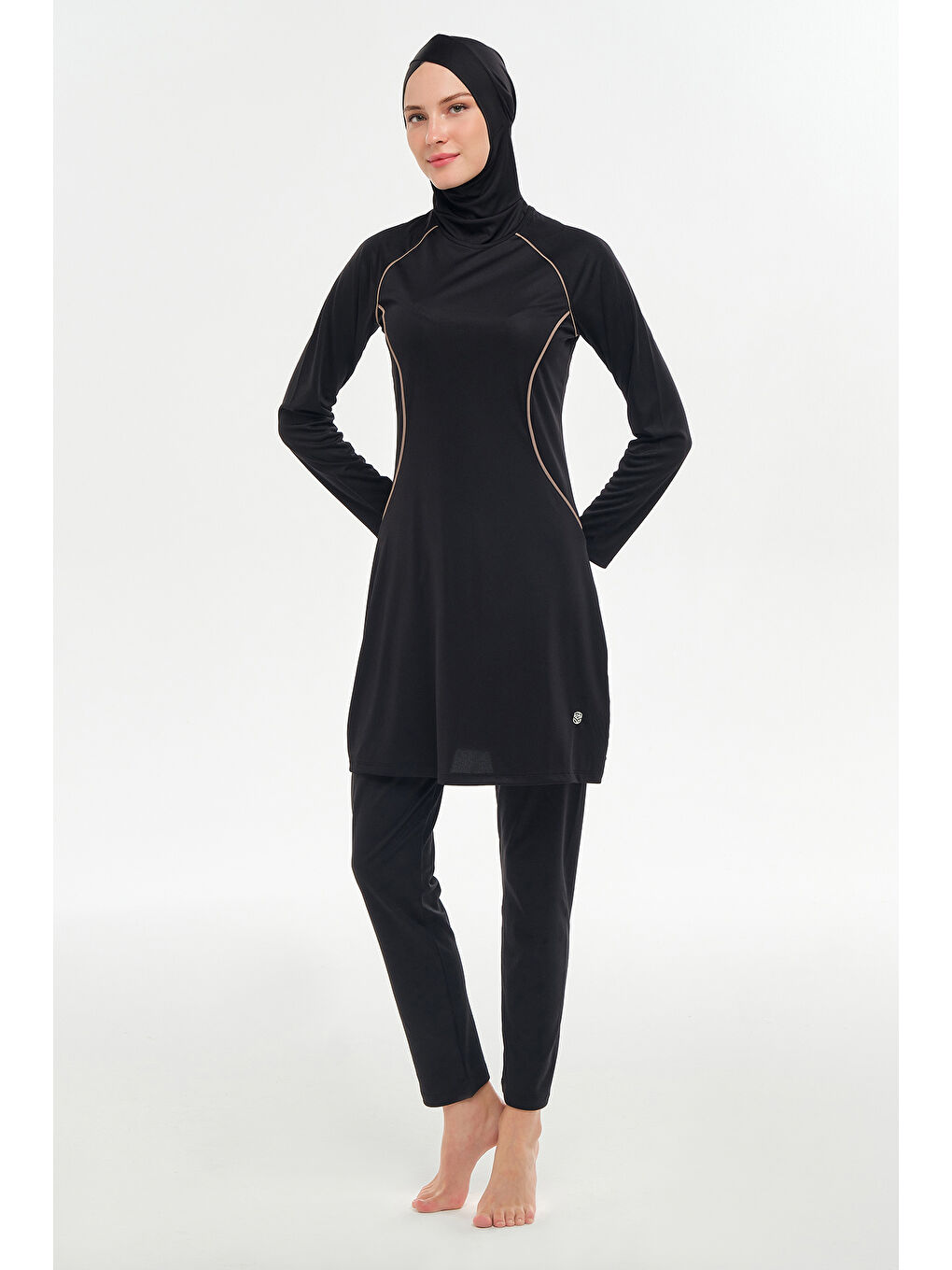 Reglan Kol Elastanlı Tam Kapalı Tesettür Mayo 3130 Siyah07-1