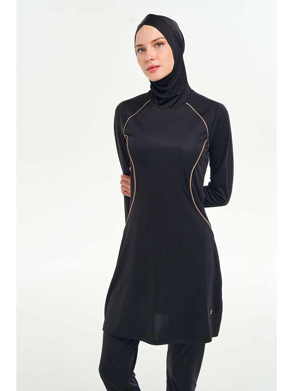 Reglan Kol Elastanlı Tam Kapalı Tesettür Mayo 3130 Siyah07-4