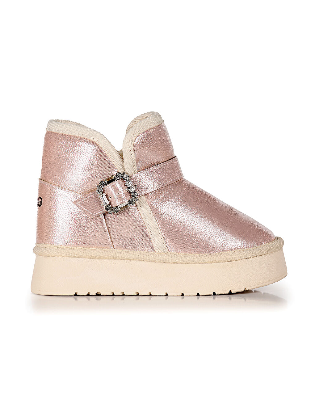 Pembe Rokca Cilt Kemerli Kız Çocuk Bot Ayakkabı-3