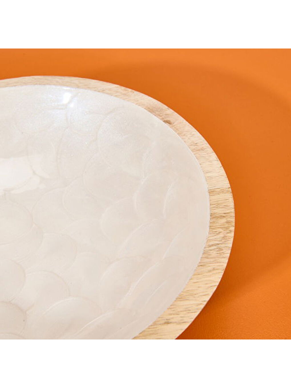 Fildişi Servis Kasesi - Bej - 23x7 cm-1