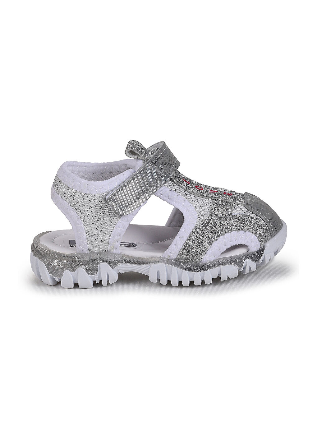 Beyaz Marsa Cırtlı Kız Bebek Sandalet-3