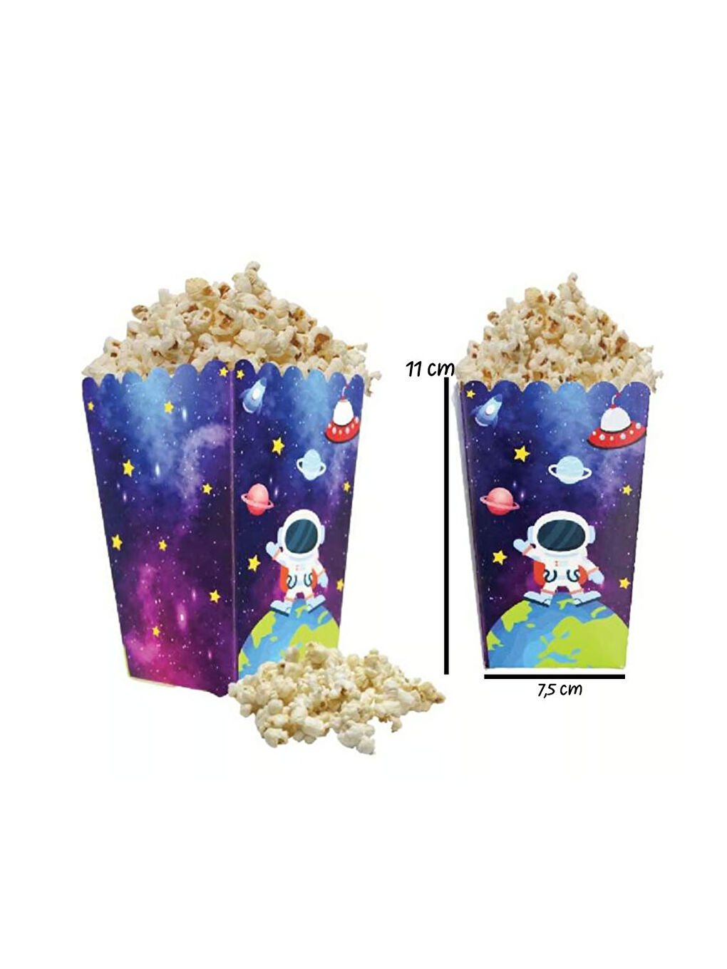 Yeşil Mavi Uzay Temalı 5'li Parti Seti-2