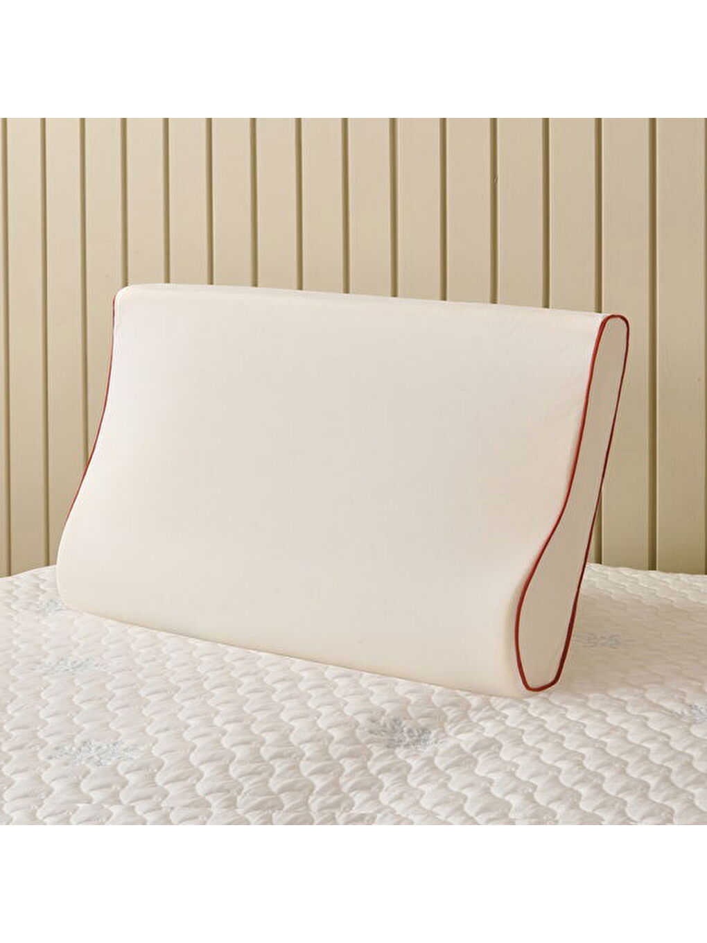 Soft Boyun Destekli Visko Yastık - Beyaz - 39x60 cm