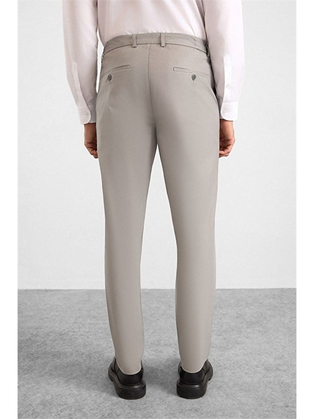 Turkuaz Su Yeşili Slim Düz Yarım Lastikli Jogger Pantolon-1