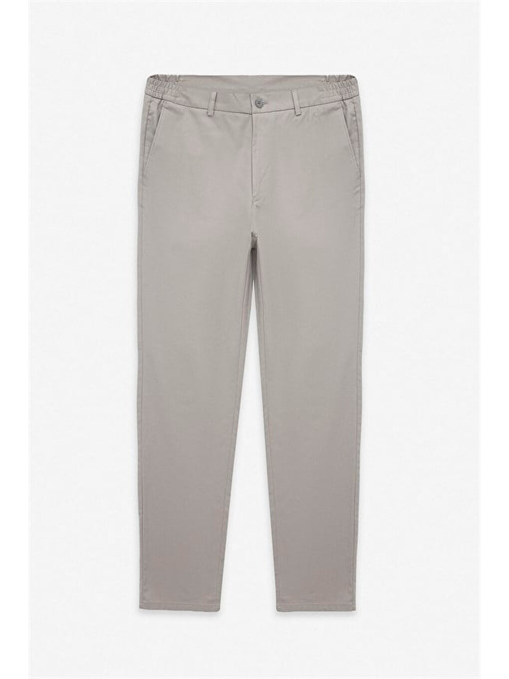 Turkuaz Su Yeşili Slim Düz Yarım Lastikli Jogger Pantolon-2