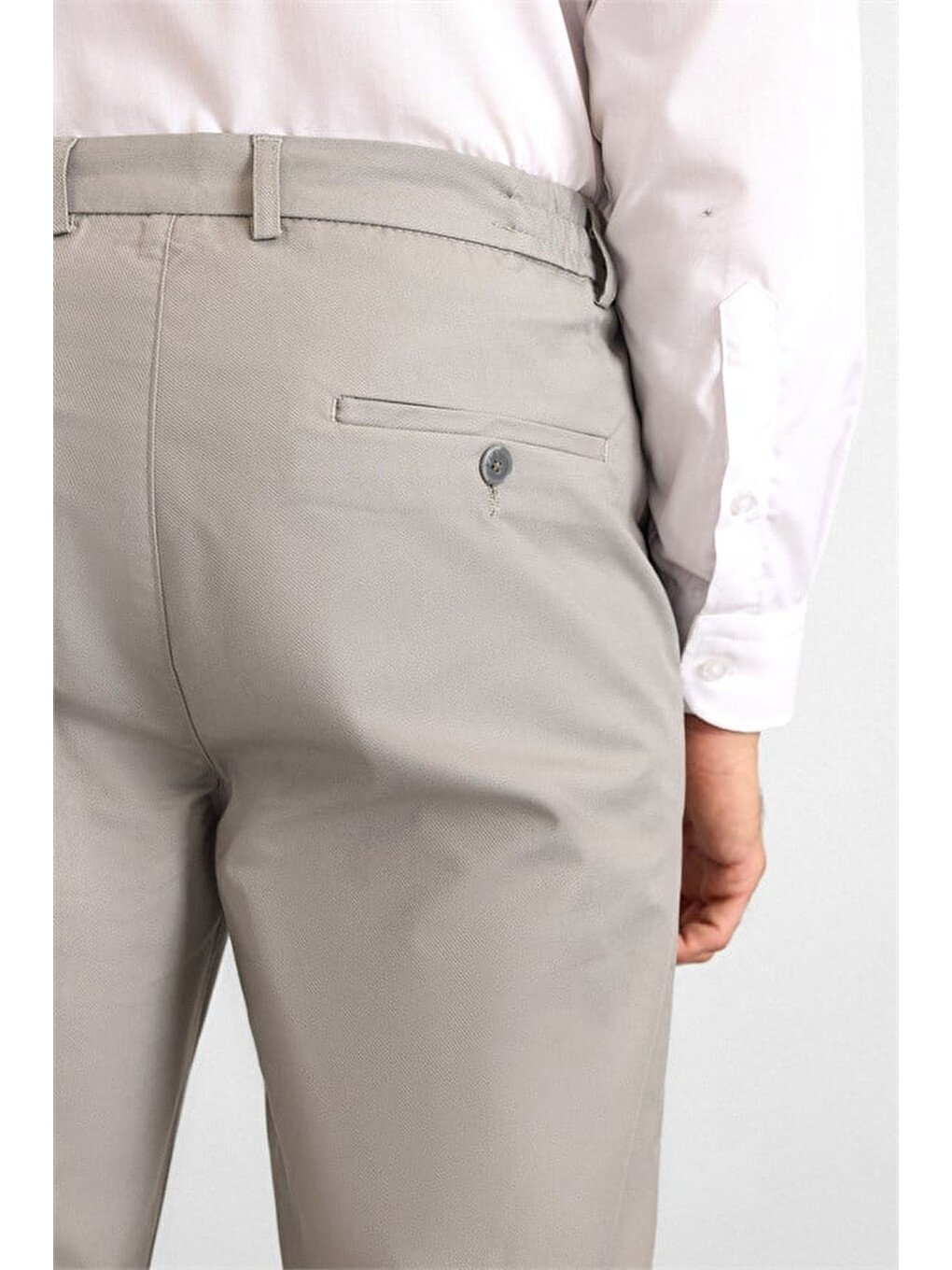 Turkuaz Su Yeşili Slim Düz Yarım Lastikli Jogger Pantolon-3